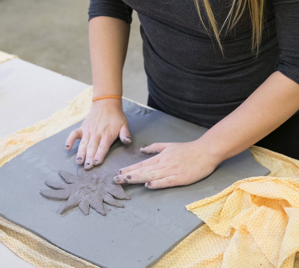 image of clay sculpting