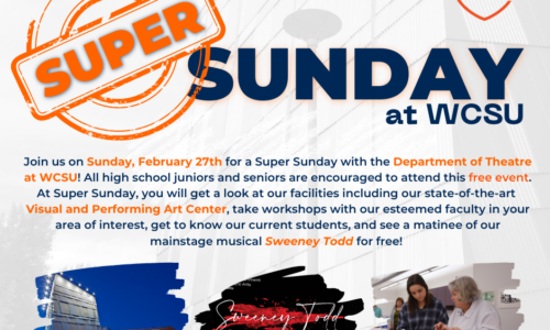 WCSU invites high school students interested in theatre to free  ‘Super Sunday’ event