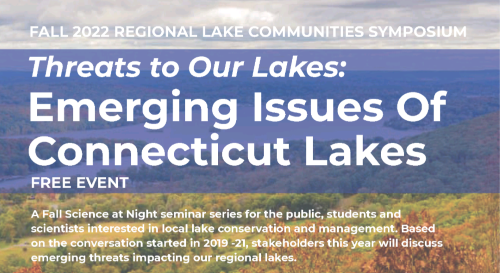WCSU to host Regional Lake Communities Symposium series: Public invited to learn about threats to our lakes on Oct. 17, Nov. 14, Dec. 12