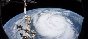 This view of Hurricane Ida was taken on Aug. 28, 2021, by NASA astronaut Meghan McArthur