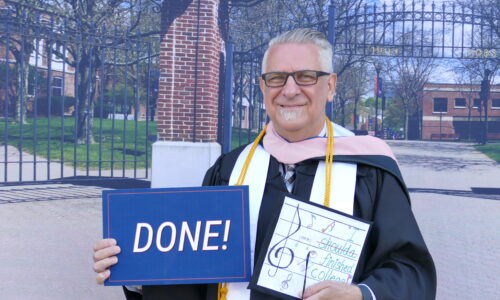 Spotlight: WCSU Class of 2023 graduate Angelo Natalie, former ‘Barney’ songwriter, finally attains a bachelor’s degree at age 71