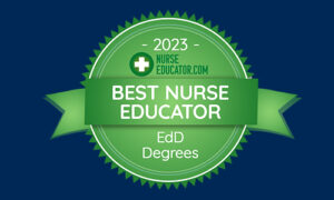 Best EdD Nursing badge