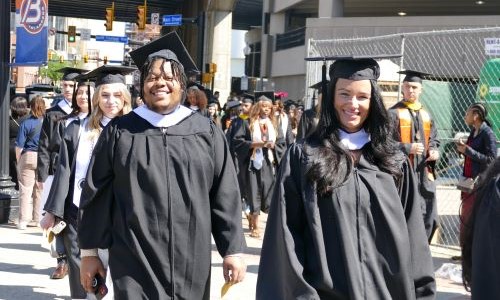 WCSU Commencement ceremony on Sunday, May 12, at Total Mortgage Arena in Bridgeport