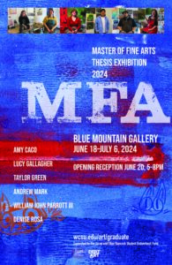 Blue Mountain Gallery MFA poster