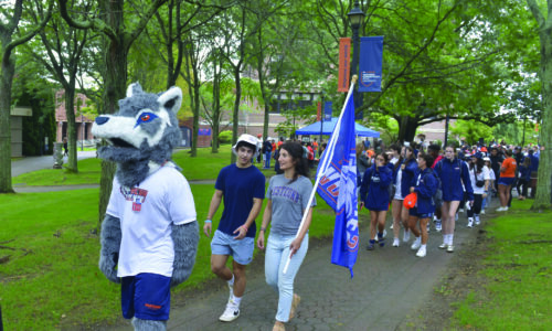 New students arrive on campus for ‘Entering the Gates’ ceremony on Aug. 23