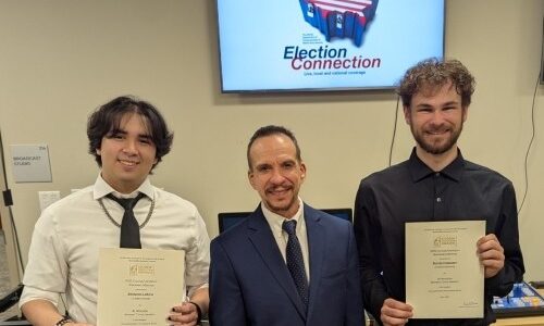 Two WCSU students earn recognition for news reporting at NATAS Boston/New England conference