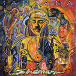 Rudy Gutierrez, Shaman (album cover for Santana), Arista Records, 2002. Acrylic and mixed media on board.