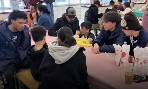 WestConn soccer teams visit local school for Random Acts of Kindness Week