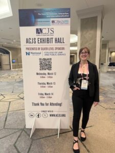 Megan Dingee at ACJS