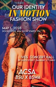 Our Identity in Motion Fashion Show graphic
