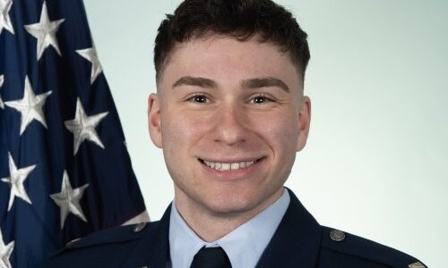 On back-to-back days, Michael Azzi will be sworn in as an Air Force Intelligence Officer and earn a WestConn M.S. in Homeland Security — both milestones in his journey to help ensure the safety of our nation