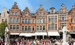 Present day University Library in Leuven, Belgium.